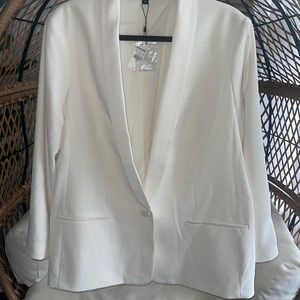 Express White Blazer